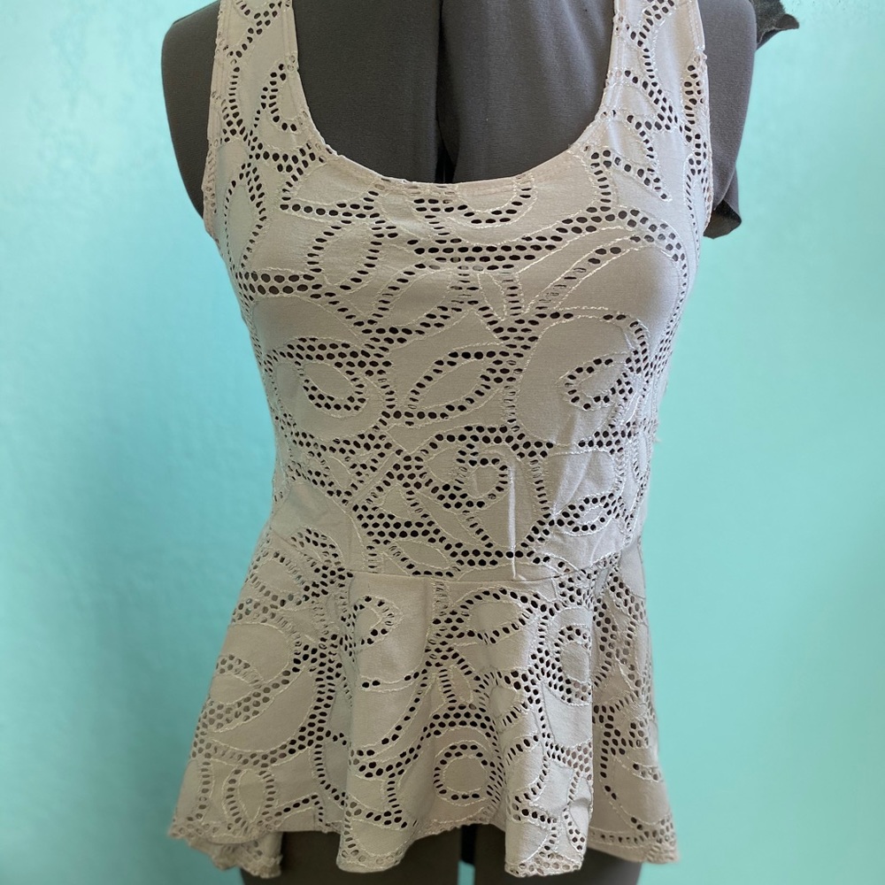 High to Low Lace Tank